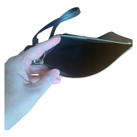 Salvatore Ferragamo black leather Wristlet - Picture 7 of 13